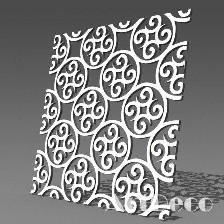 Резная 3D перегородка S12 Солнечные часы