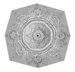 Розетка врезная из гипса ArtDeco (РВ32) (1540х1540)